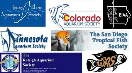 Aquarium society logos